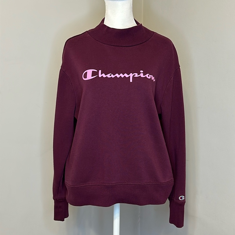 Champion Maroon Crewneck Sweatshirt